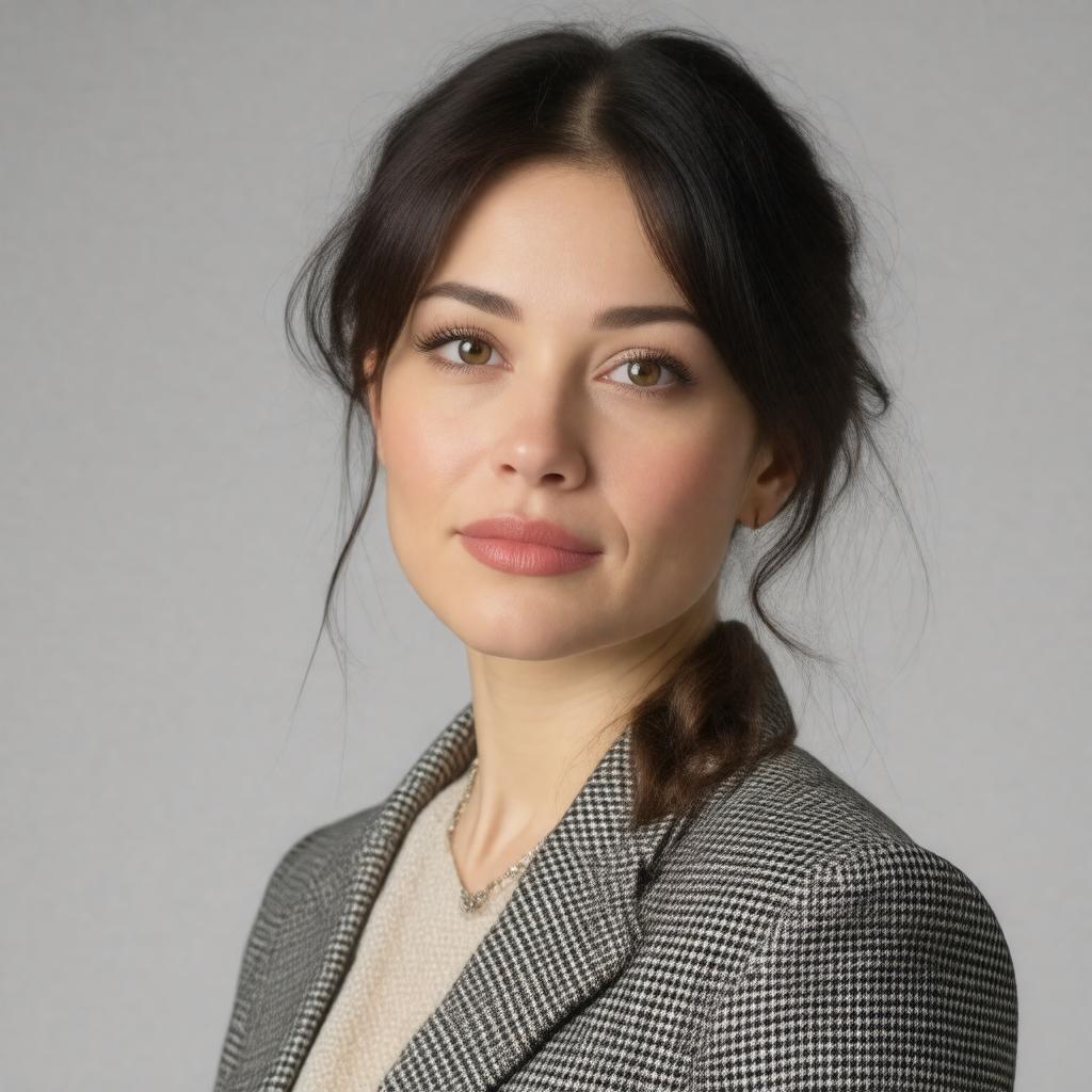 AI-created image of Claudia Harrison