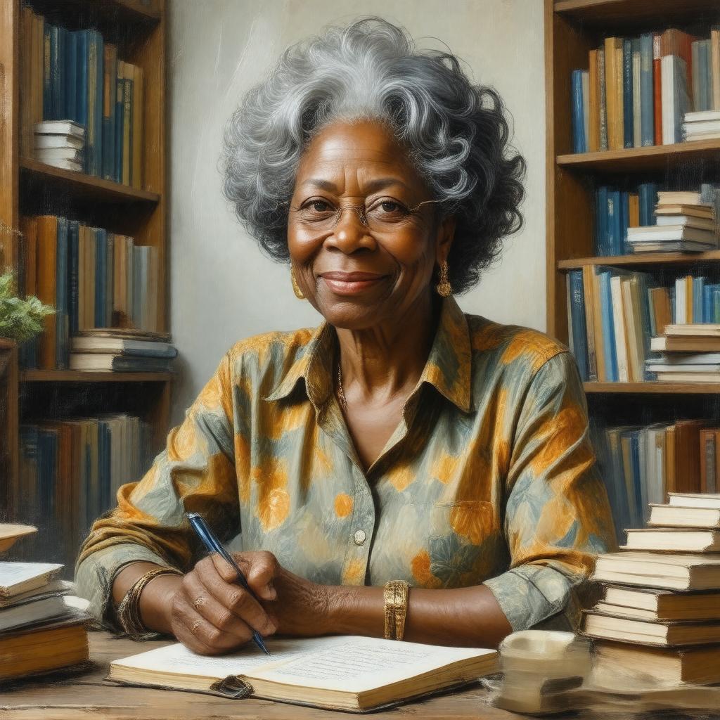 AI-created image of Claudia Rankine