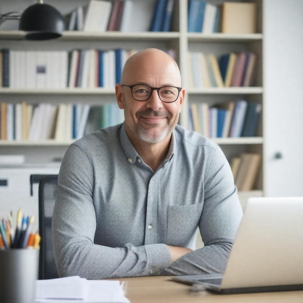 AI-created image of Clay Shirky