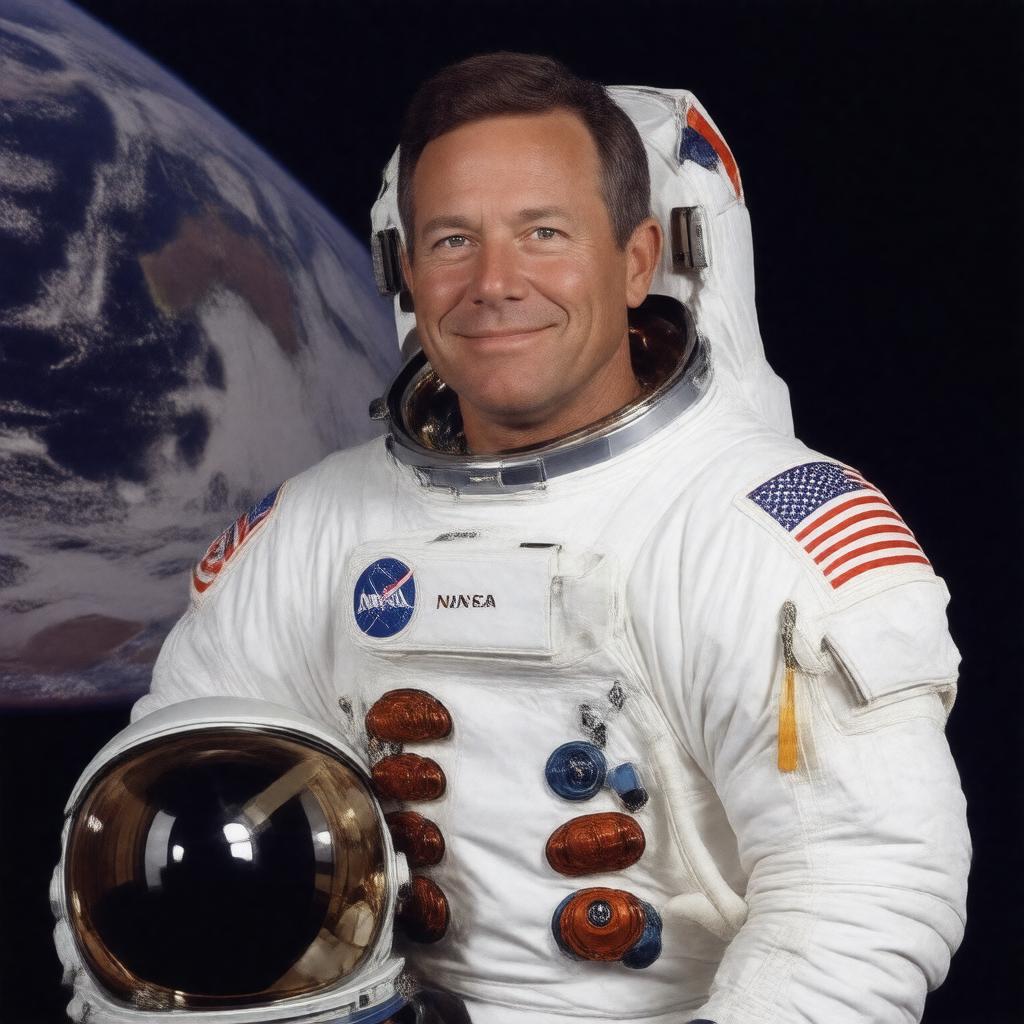 AI-created image of Clayton Anderson