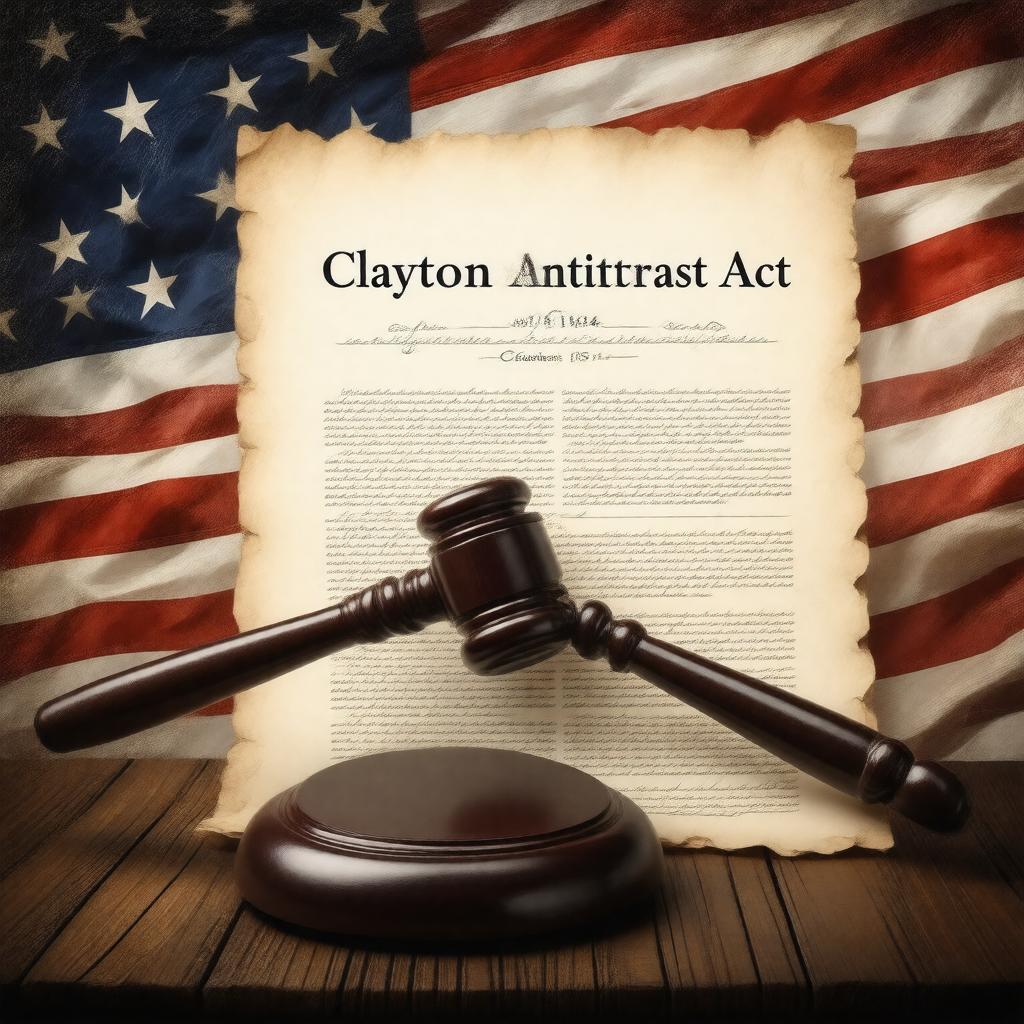 AI-created image of Clayton Antitrust Act