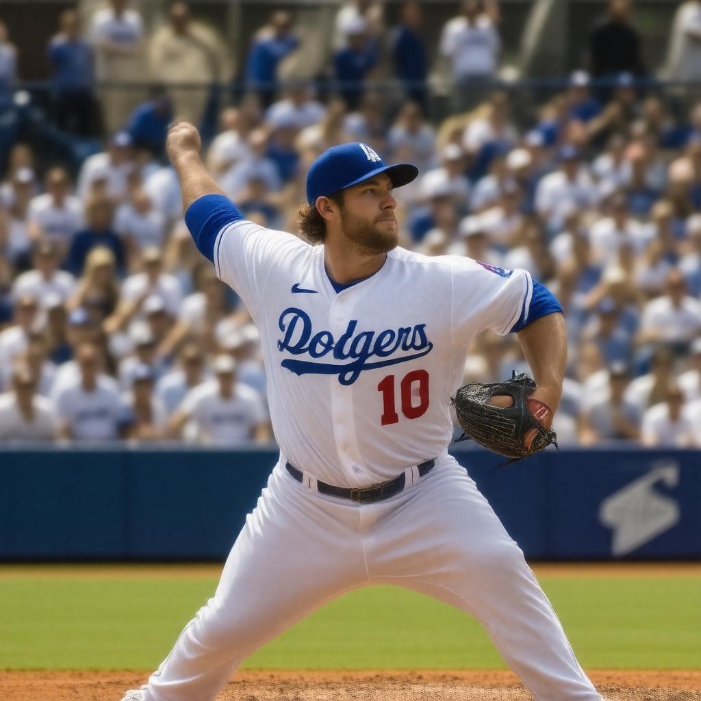 AI-created image of Clayton Kershaw