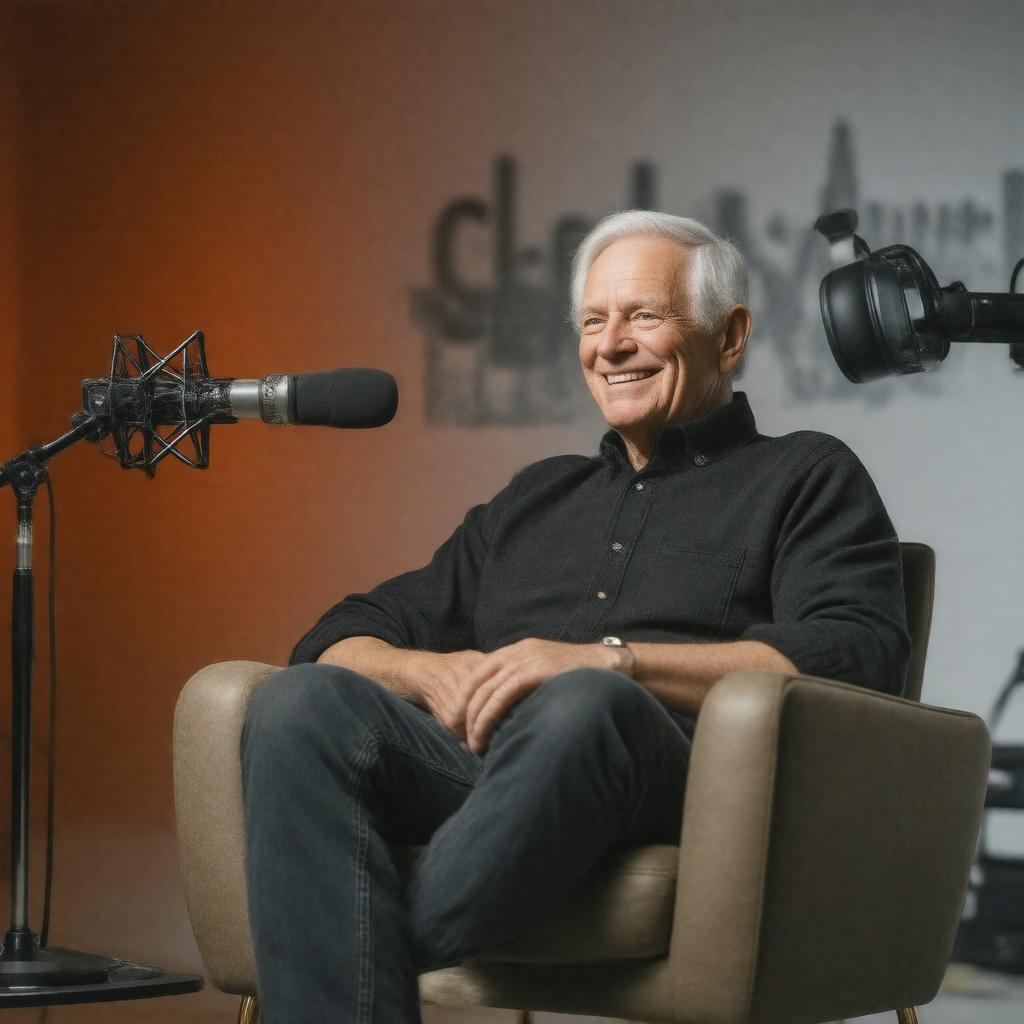 Click to view larger image AI-created image of Clear+Vivid with Alan Alda