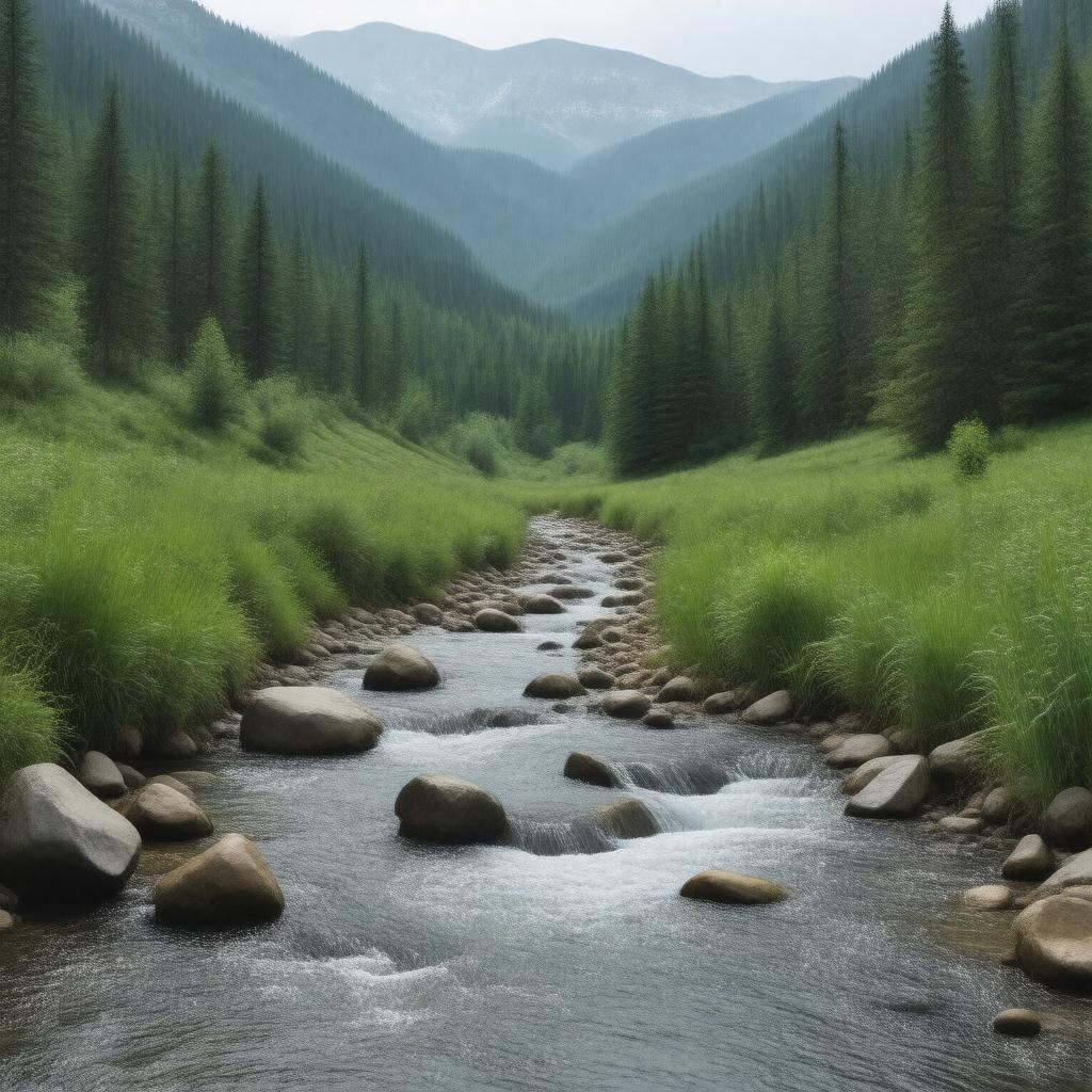 AI-created image of Clear Creek