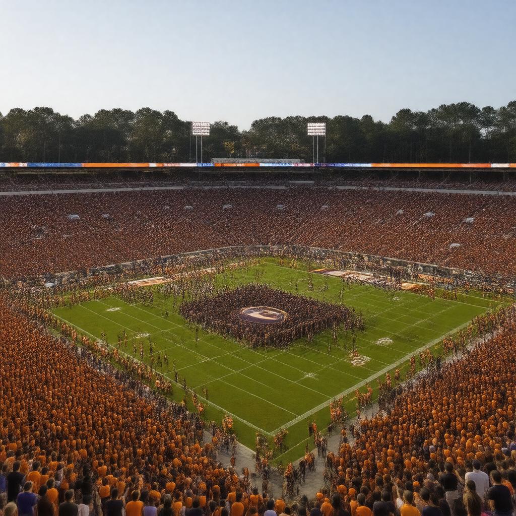 Click to view larger image AI-created image of Clemson–South Carolina rivalry