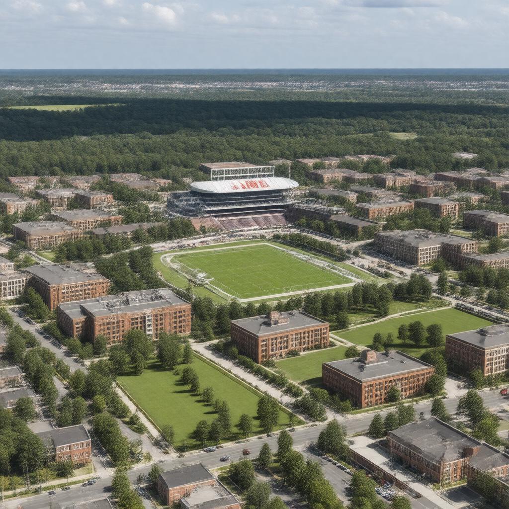 AI-created image of Clemson University