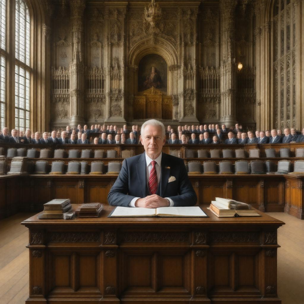 Click to view larger image AI-created image of Clerk of the Parliaments
