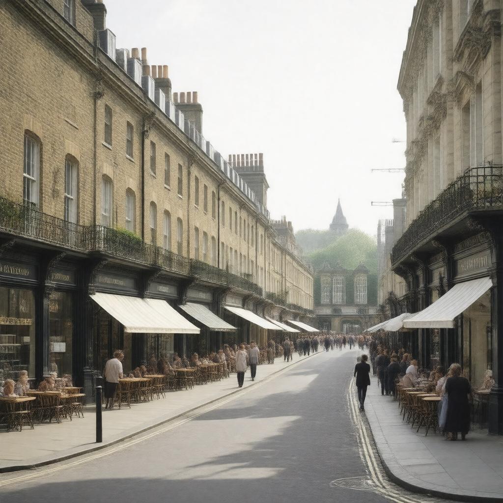 AI-created image of Clerkenwell Road