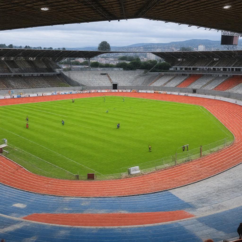 AI-created image of Clermont Athlétisme Auvergne