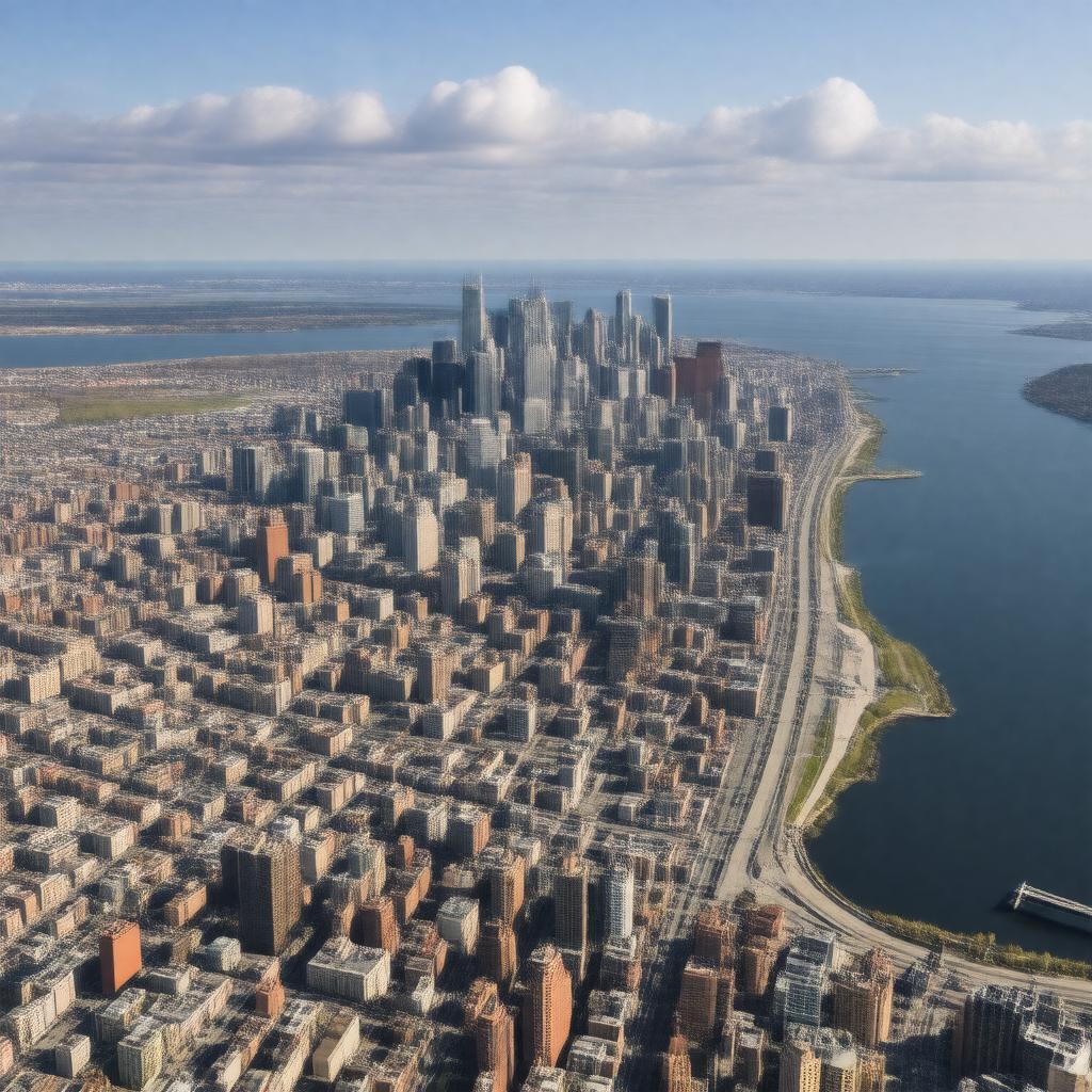 AI-created image of Cleveland–Elyria metropolitan area