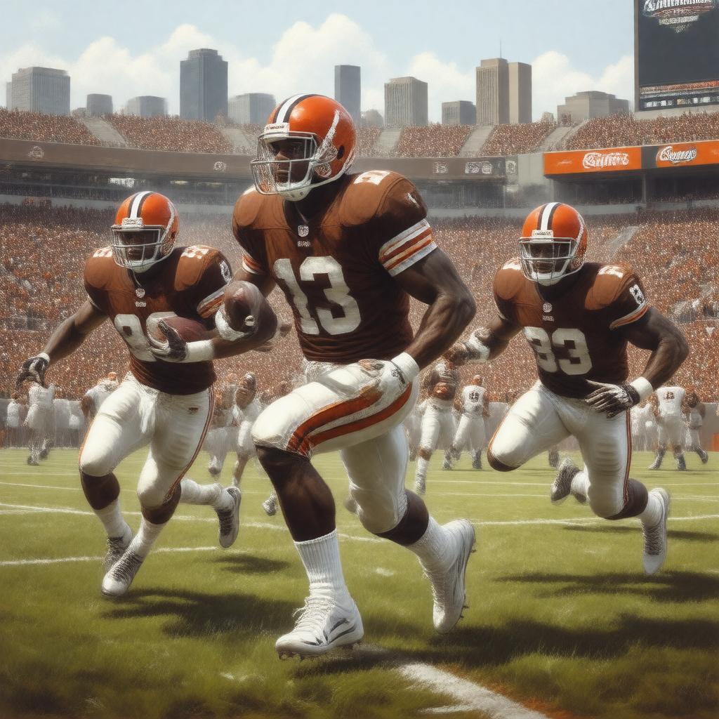 AI-created image of Cleveland Browns, 1995