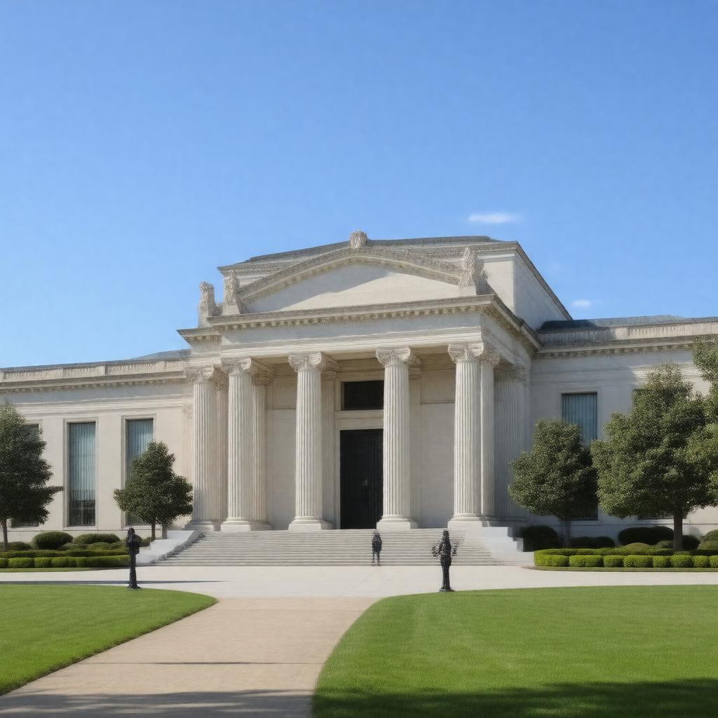 AI-created image of Cleveland Museum of Art
