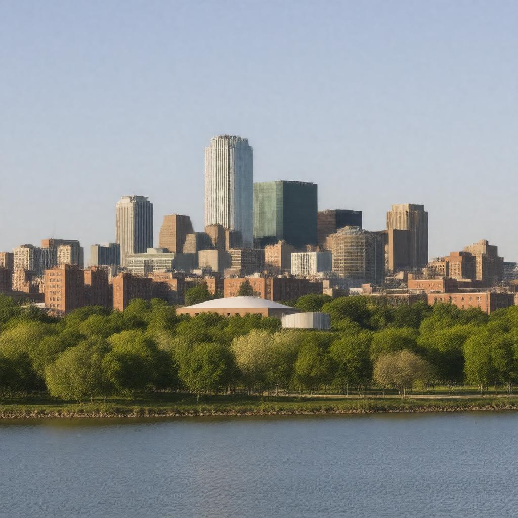AI-created image of Cleveland, Ohio, USA