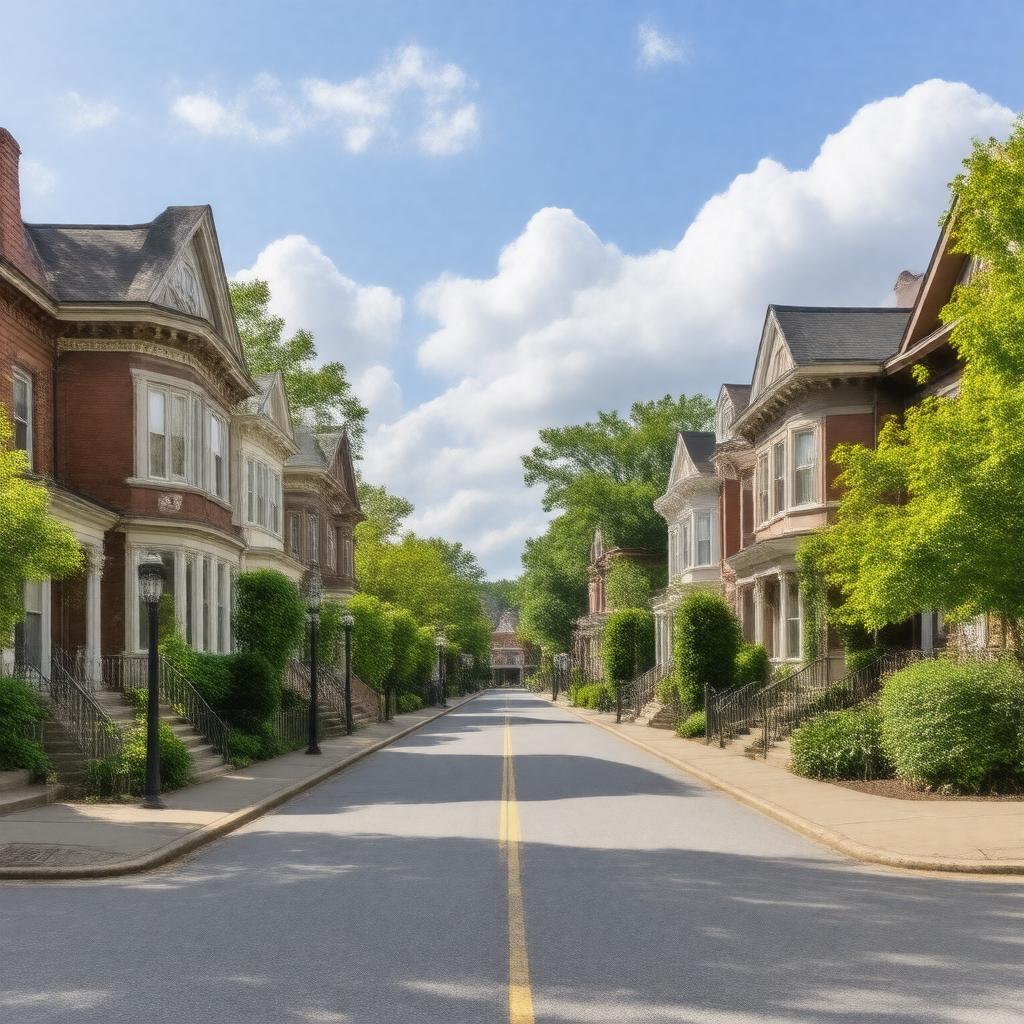 AI-created image of Cleveland Park