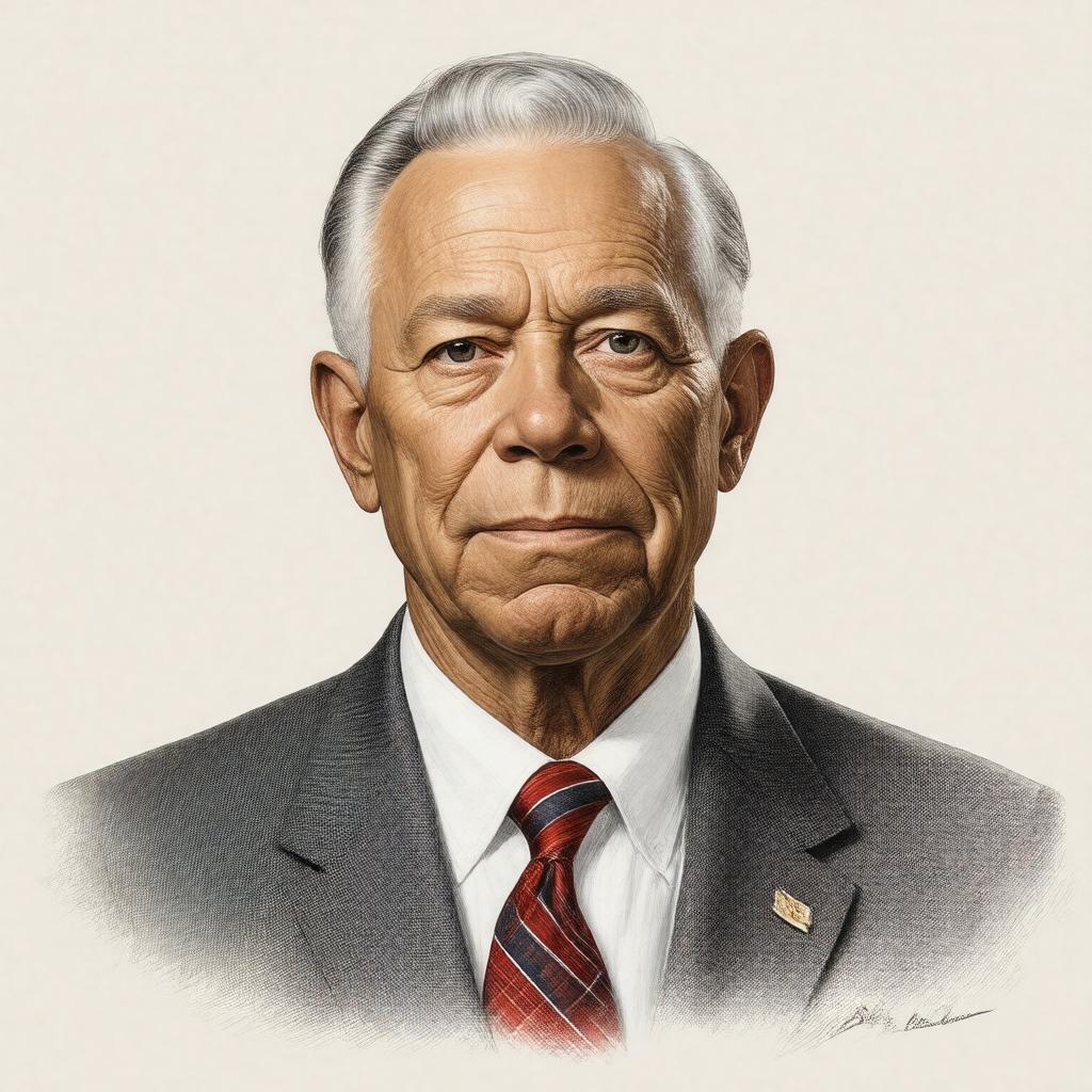 Click to view larger image AI-created image of Clifford Allen