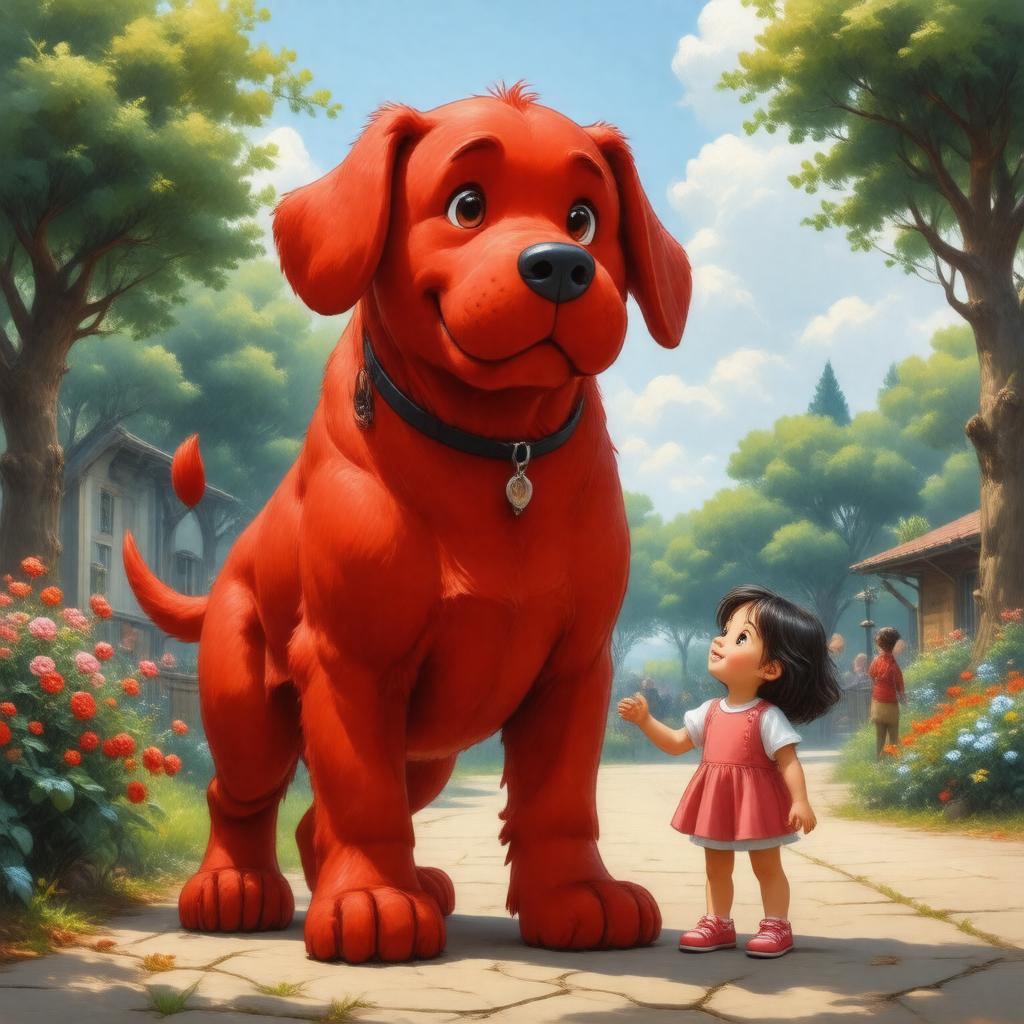 Click to view larger image AI-created image of Clifford the Big Red Dog (2019 TV series)