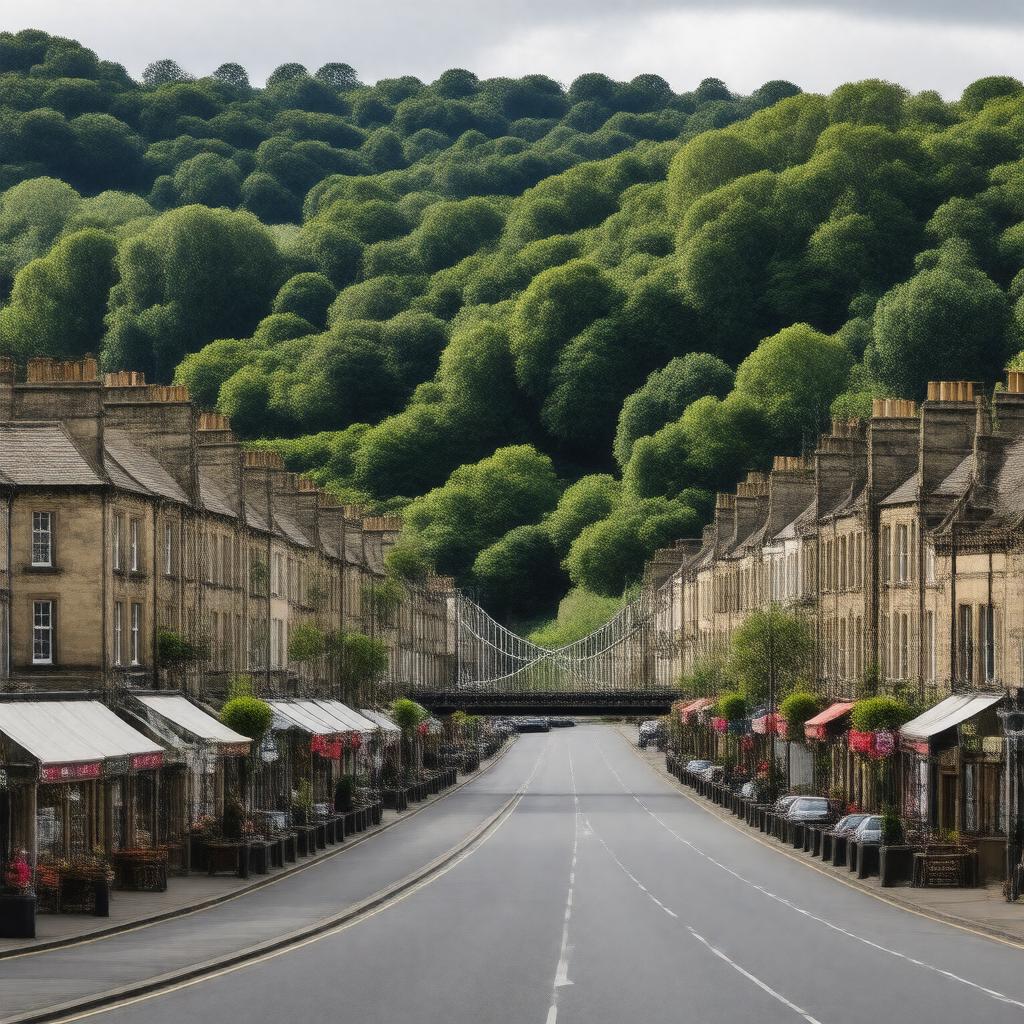 AI-created image of Clifton, Bristol