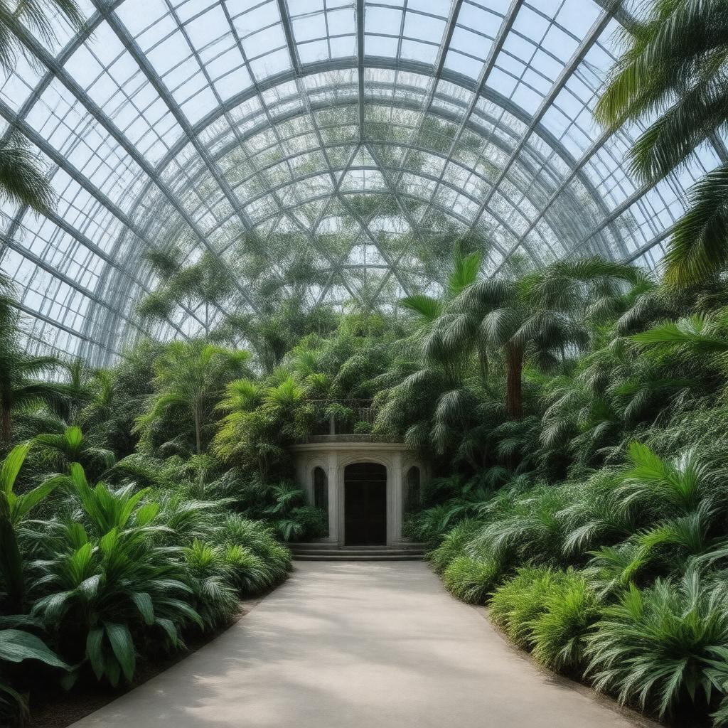 Click to view larger image AI-created image of Climatron