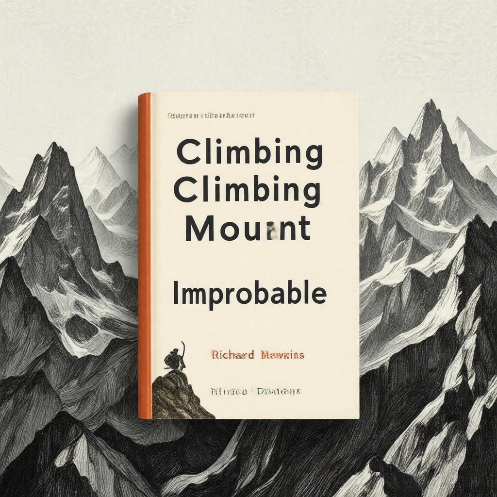 AI-created image of Climbing Mount Improbable