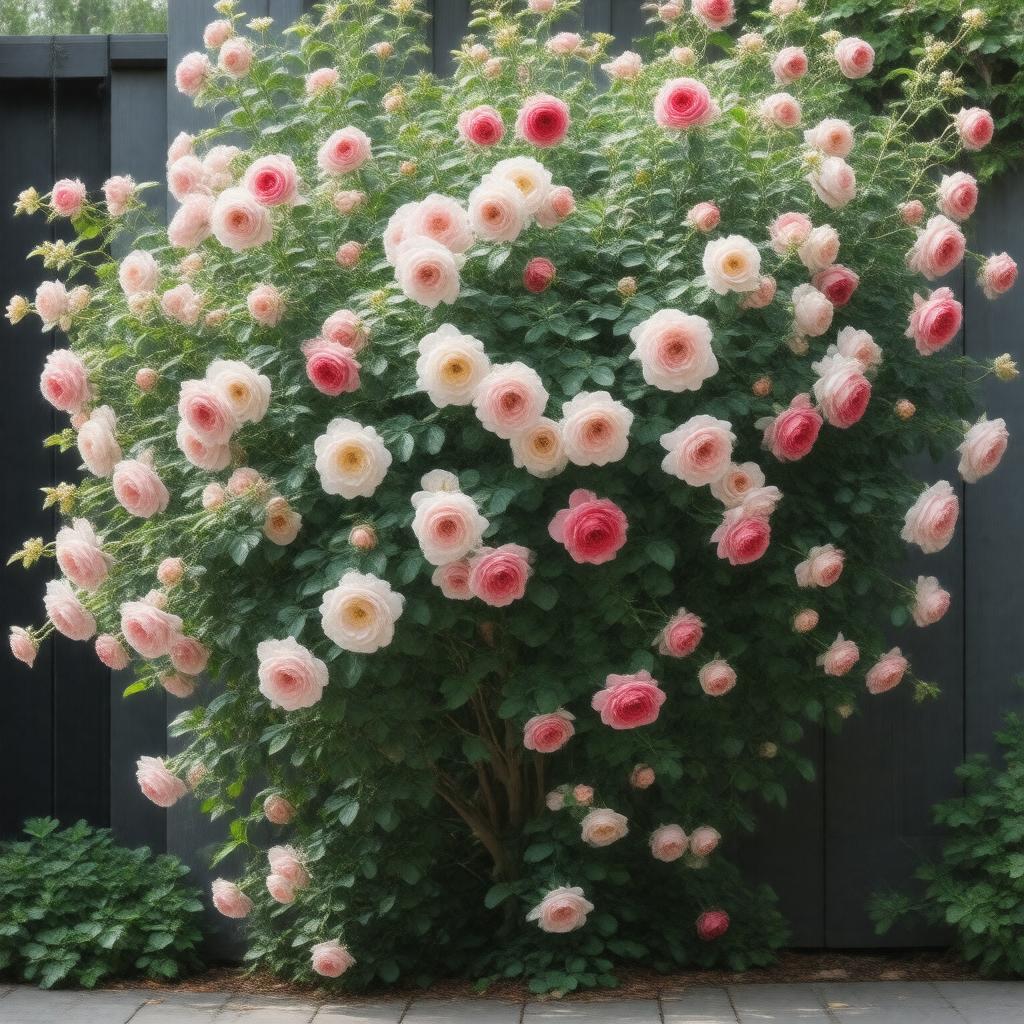 Click to view larger image AI-created image of Climbing rose