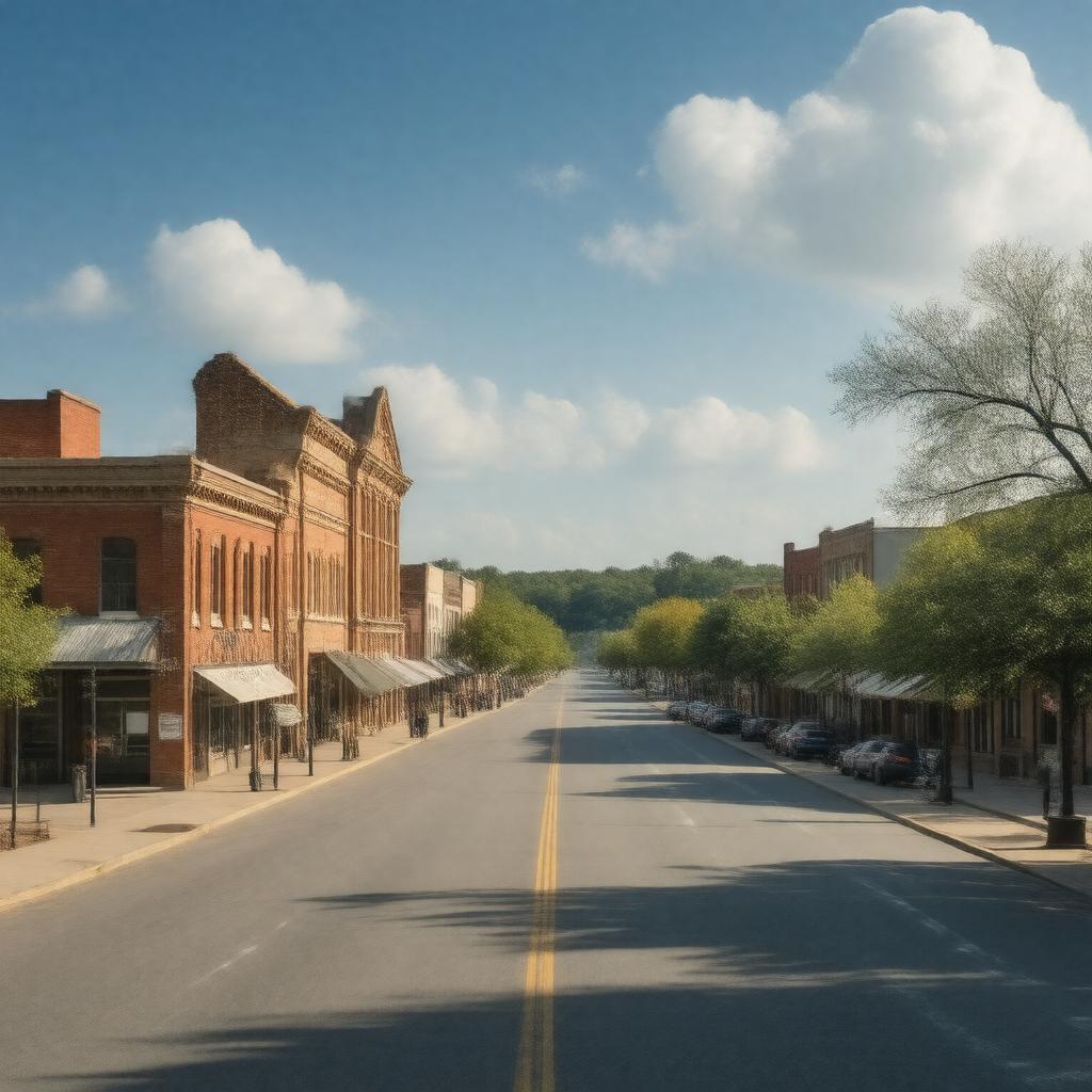 Click to view larger image AI-created image of Clinton, Missouri