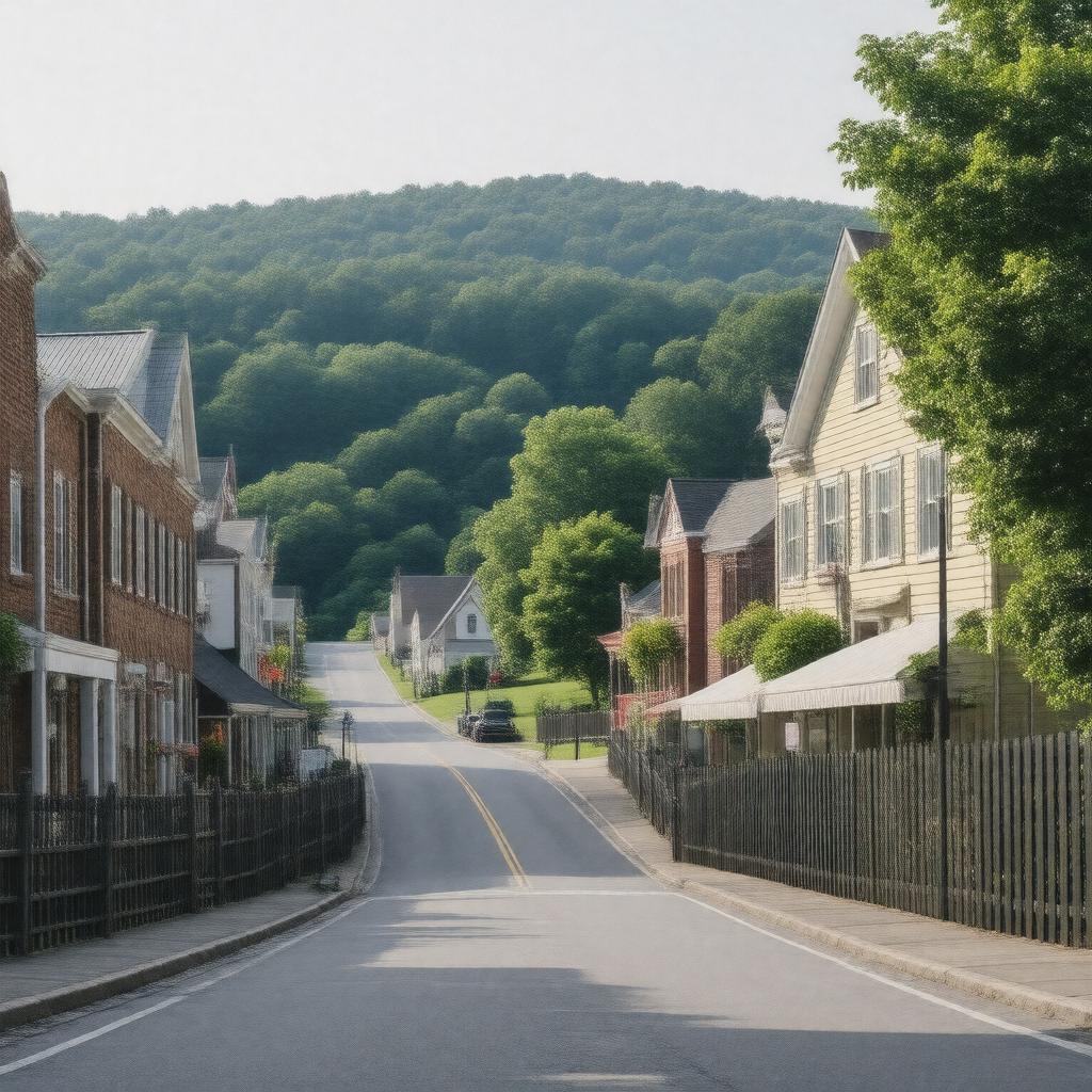 AI-created image of Clinton, New York