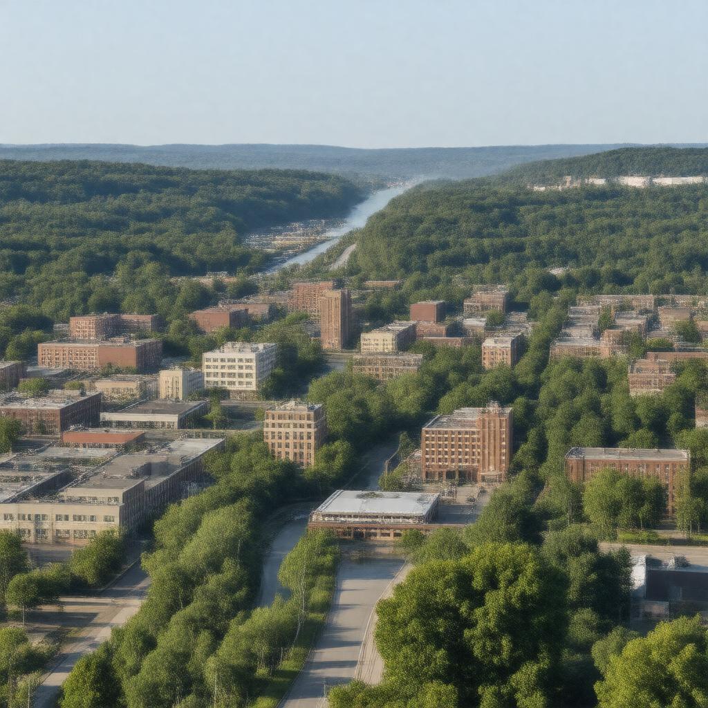 AI-created image of Clinton, Tennessee