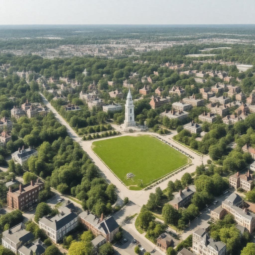 Click to view larger image AI-created image of Clinton Village Historic District