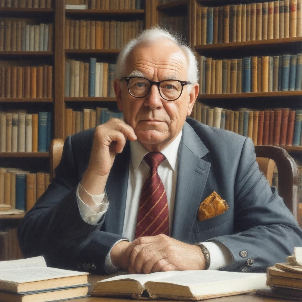 AI-created image of Clive James