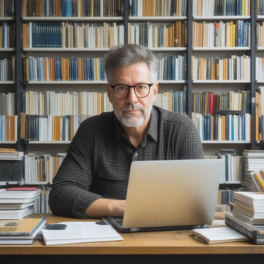 AI-created image of Clive Thompson