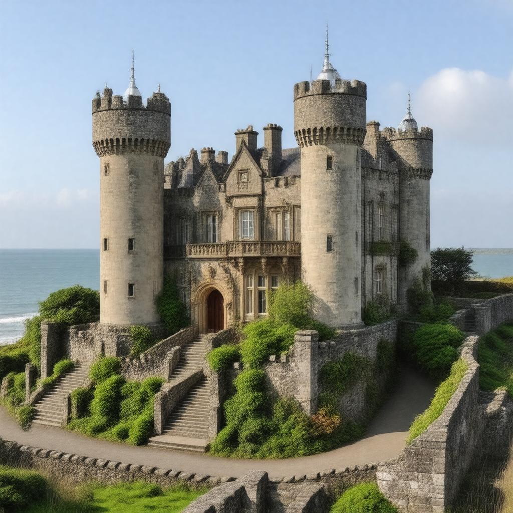 AI-created image of Clontarf Castle