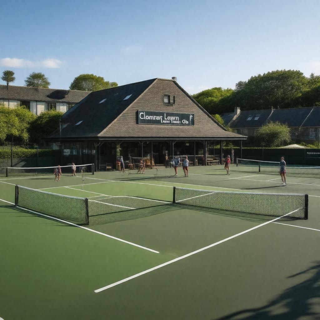 AI-created image of Clontarf Lawn Tennis Club