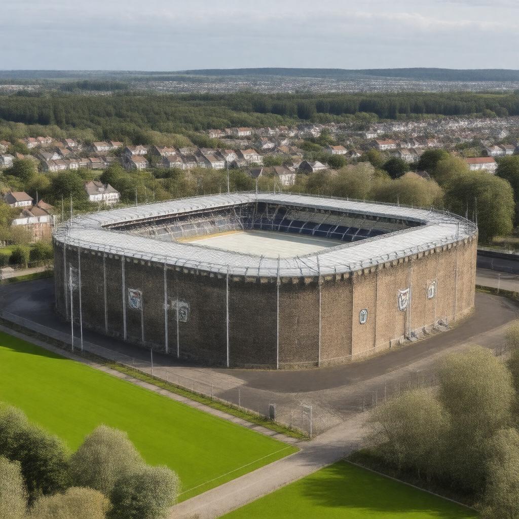 AI-created image of Clontarf Rugby Club