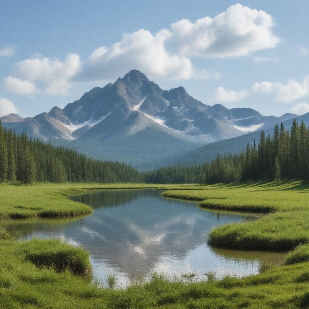 AI-created image of Cloud Peak Wilderness