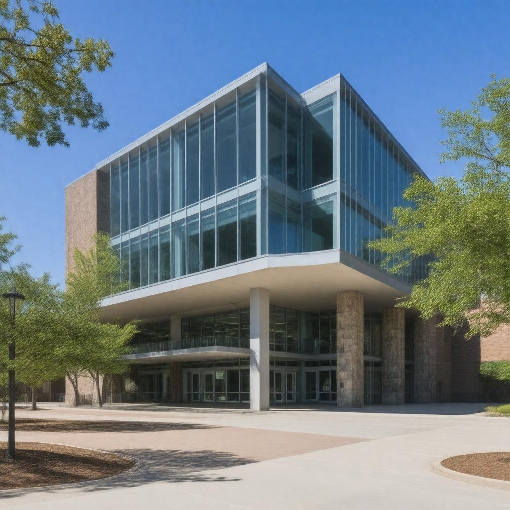 AI-created image of Clough Undergraduate Learning Commons
