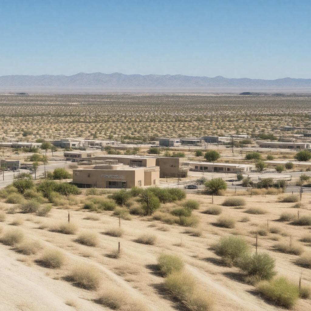 AI-created image of Clovis, New Mexico