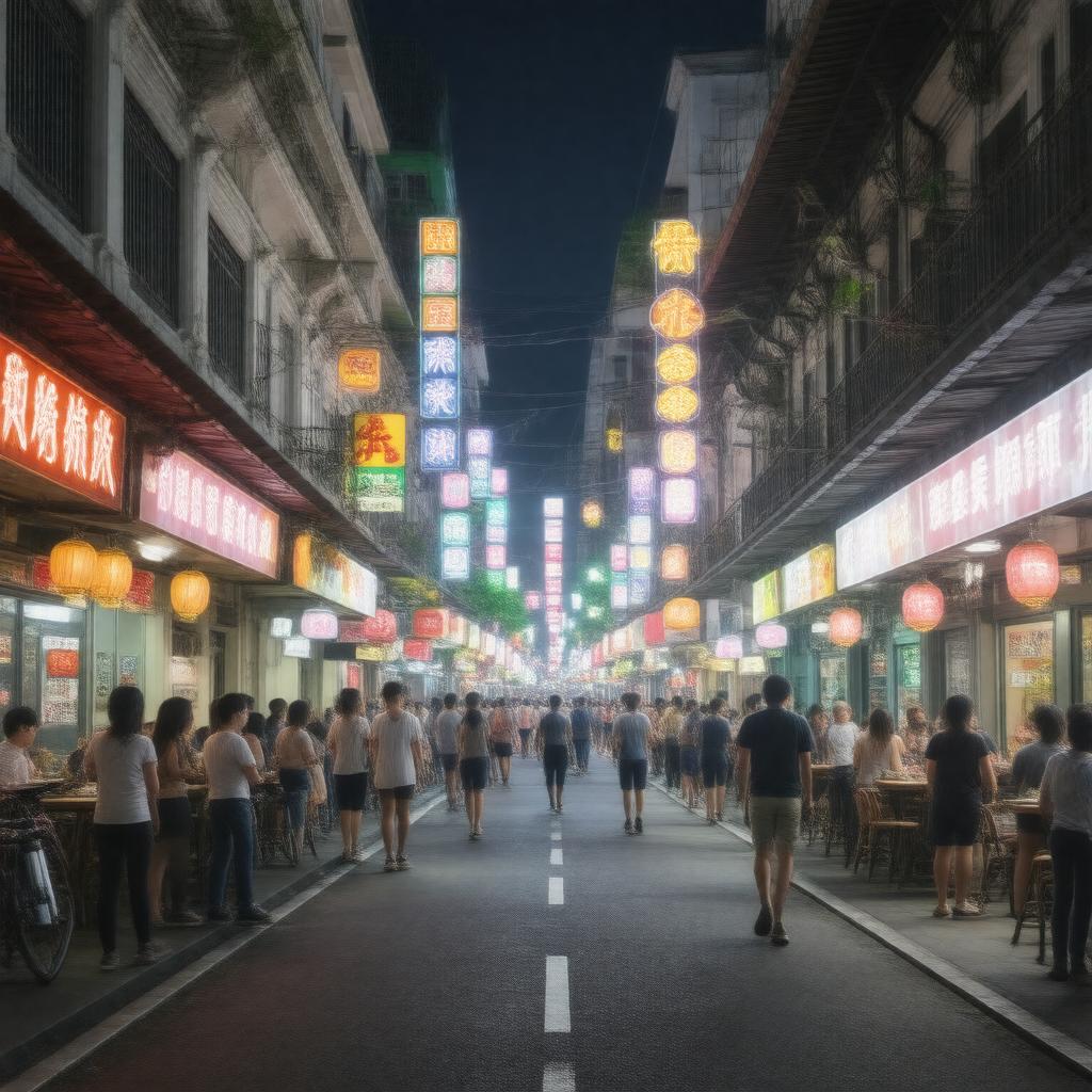 AI-created image of Club Street