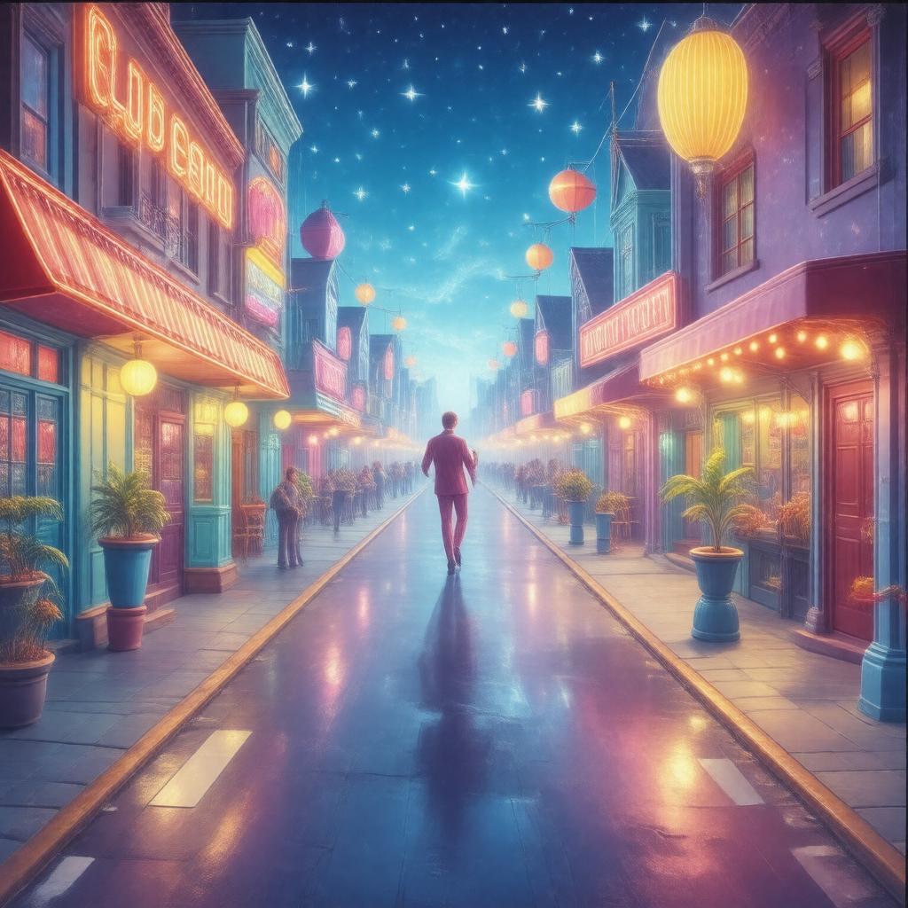 AI-created image of Club at the End of the Street