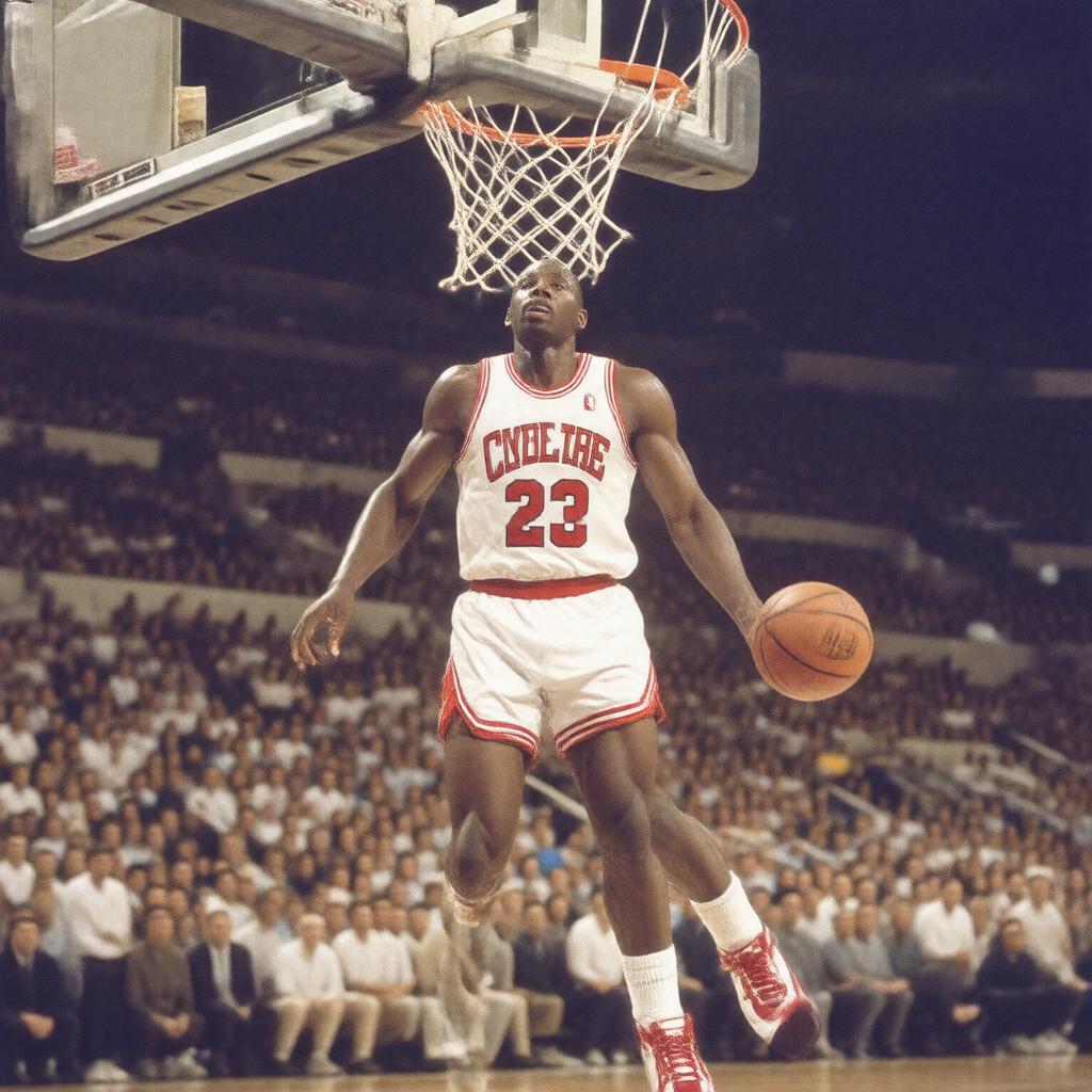 AI-created image of Clyde Drexler