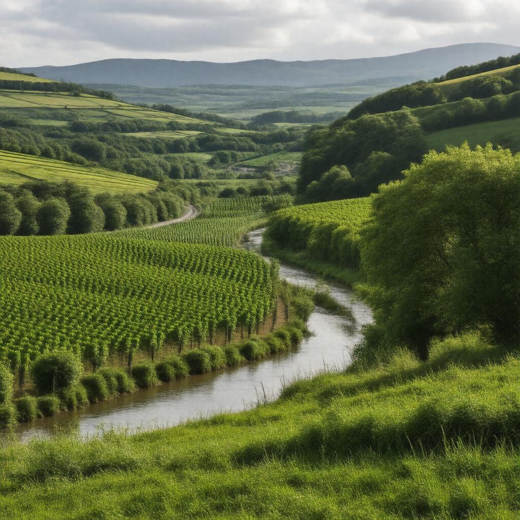 AI-created image of Clyde Valley