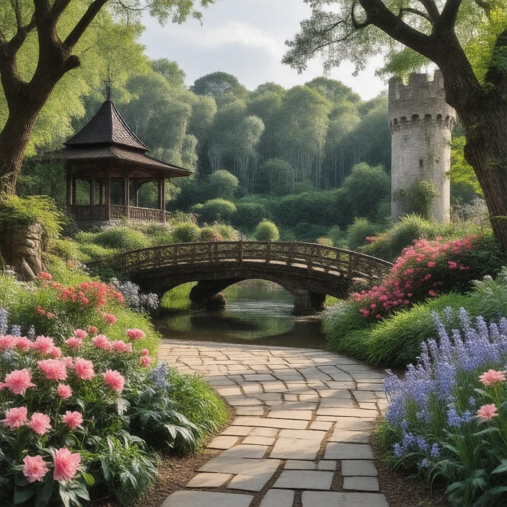 AI-created image of Clyne Gardens