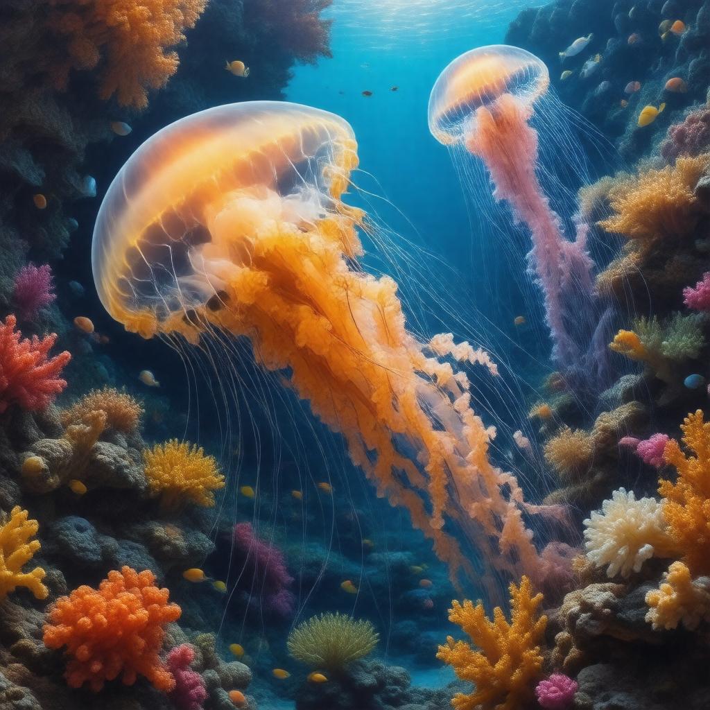 AI-created image of Cnidaria