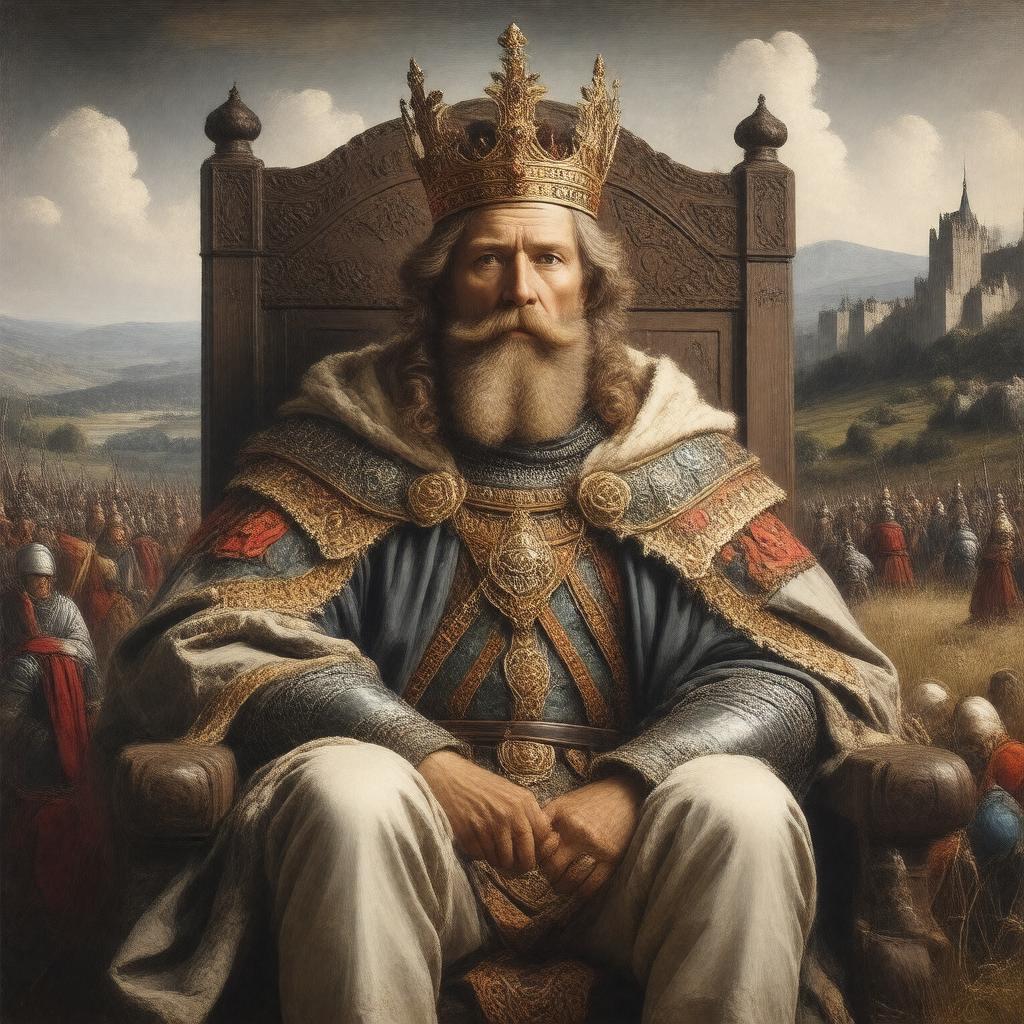 AI-created image of Cnut the Great