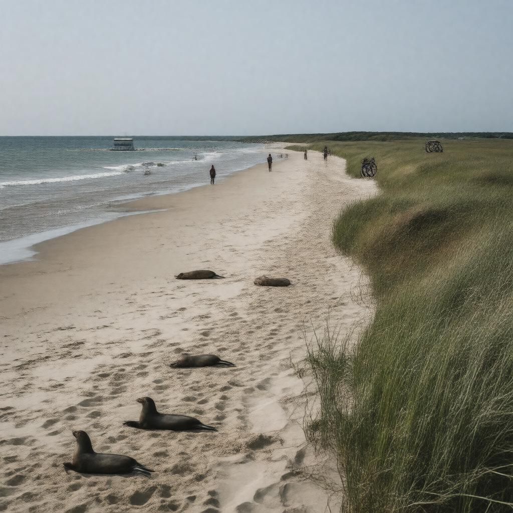 Click to view larger image AI-created image of Coast Guard Beach