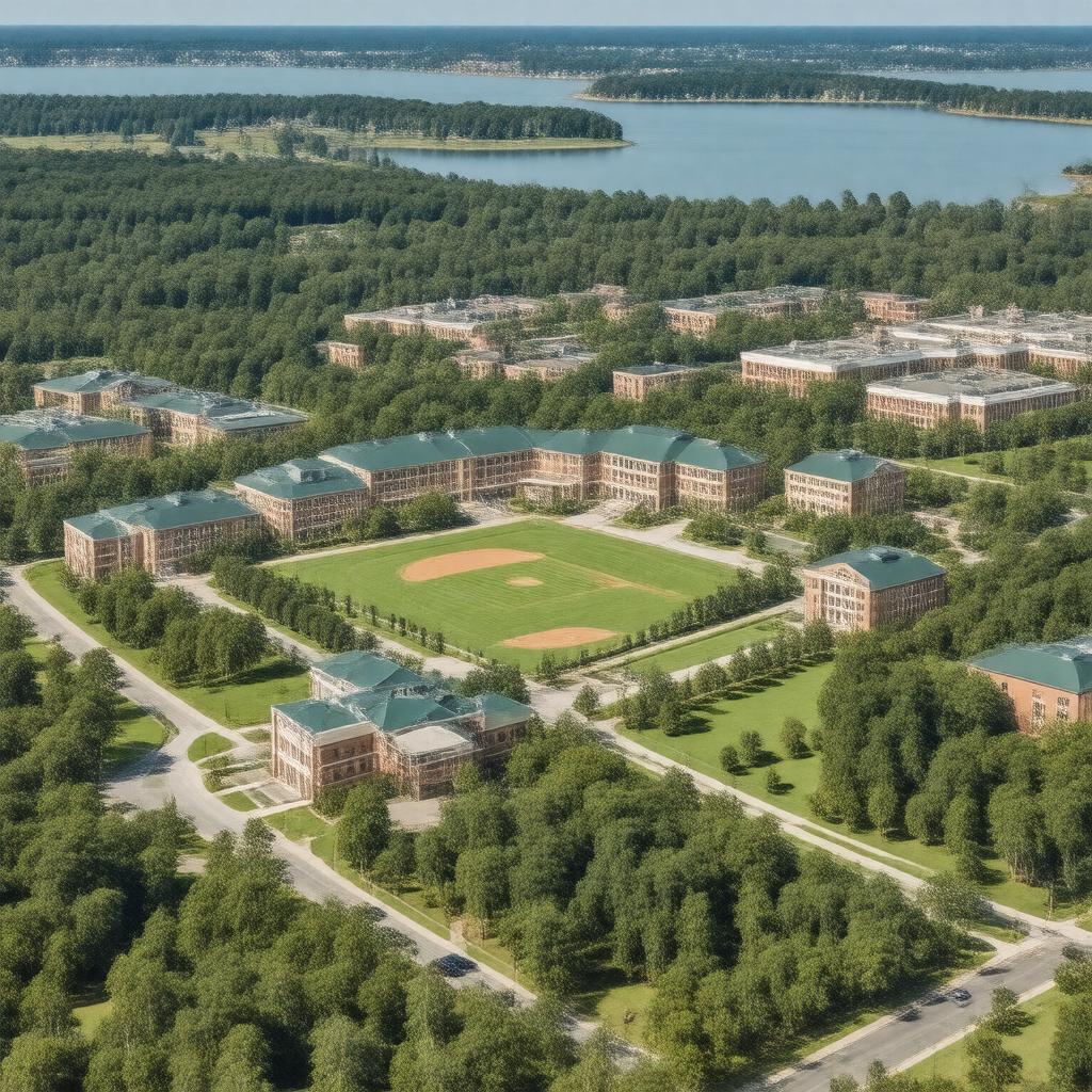 AI-created image of Coastal Carolina University