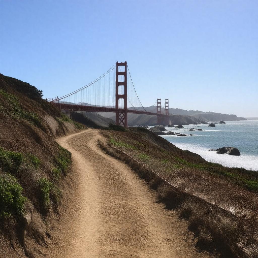 AI-created image of Coastal Trail