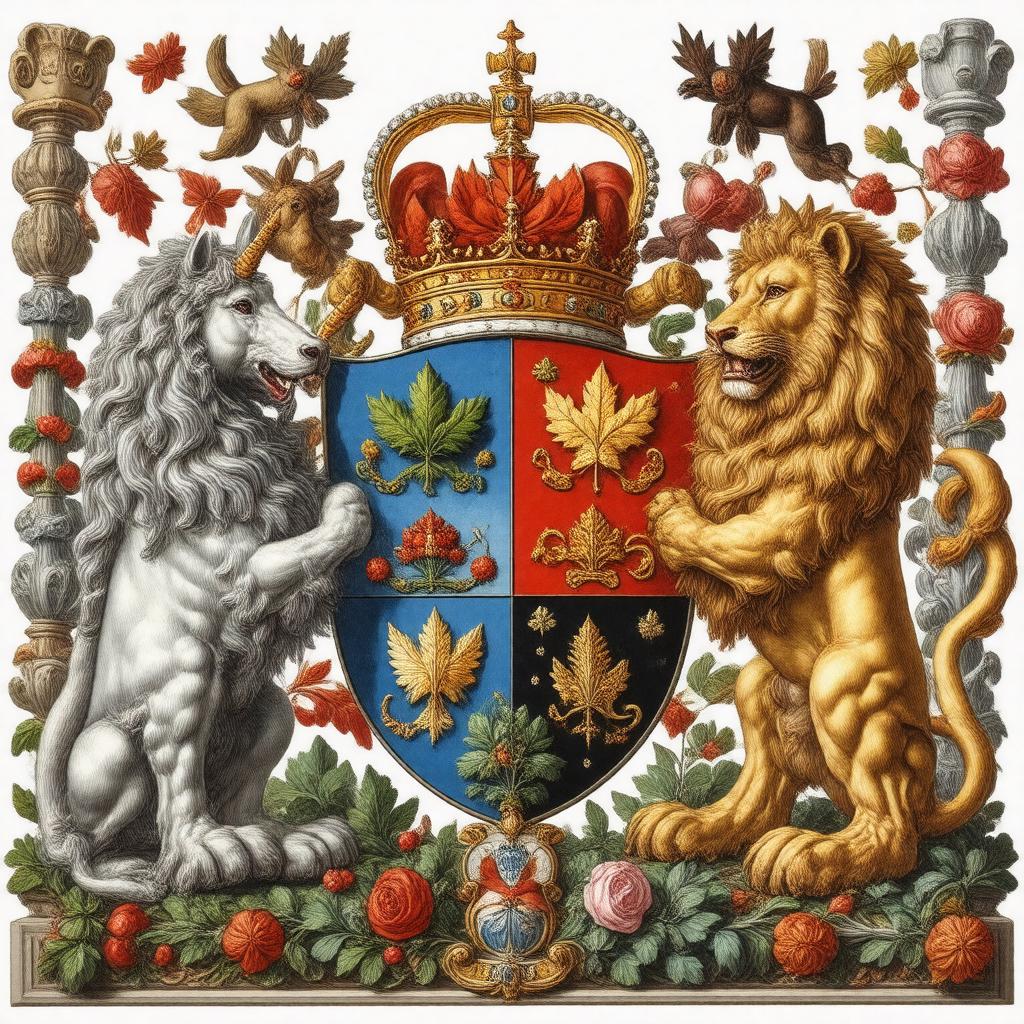 AI-created image of Coat of Arms of Canada
