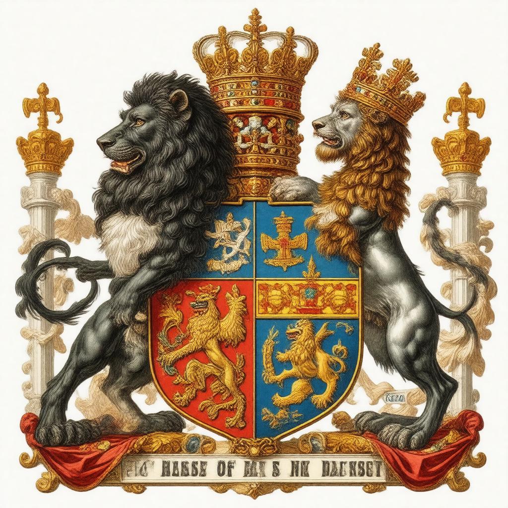AI-created image of Coat of arms of Hesse-Darmstadt