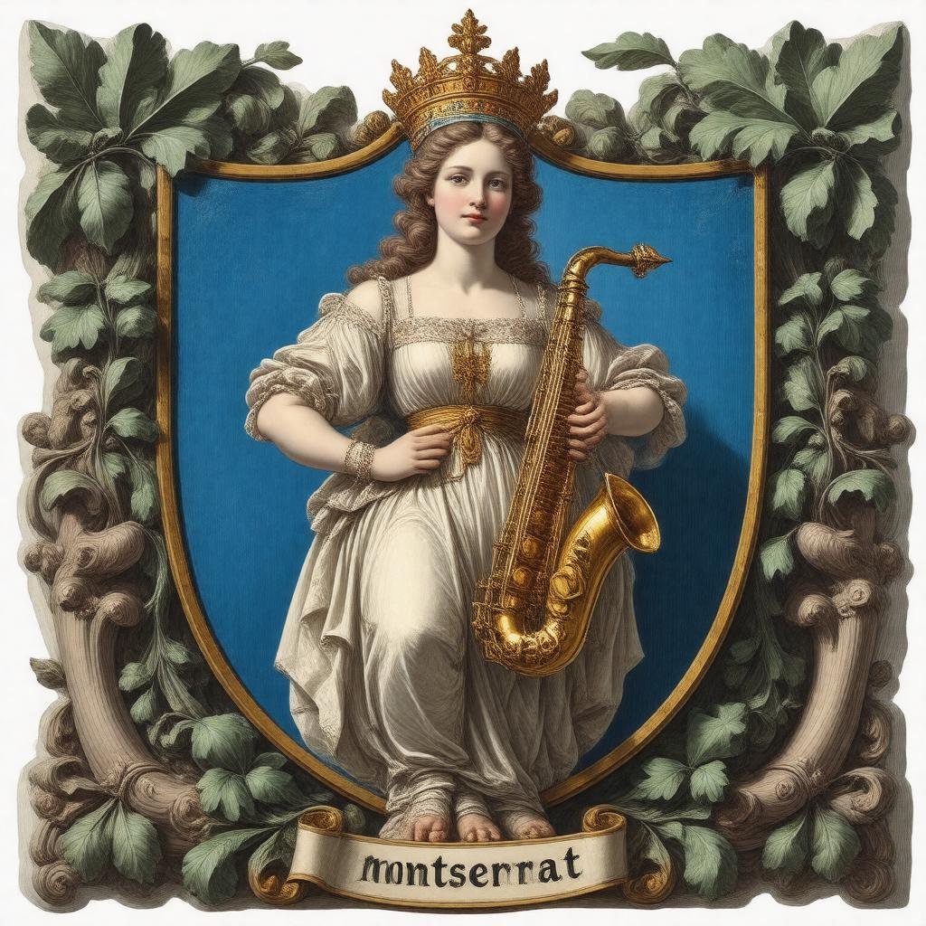 AI-created image of Coat of arms of Montserrat