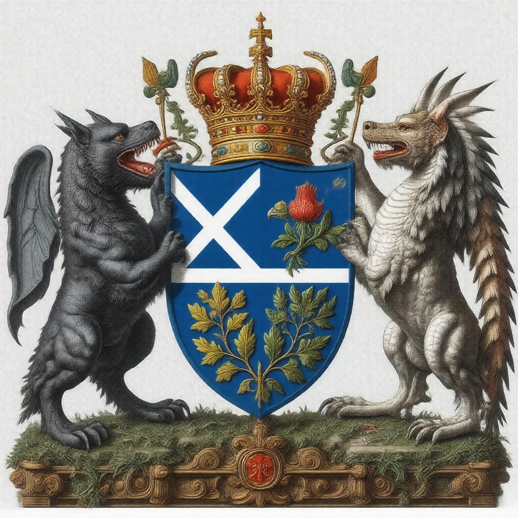AI-created image of Coat of arms of Nova Scotia